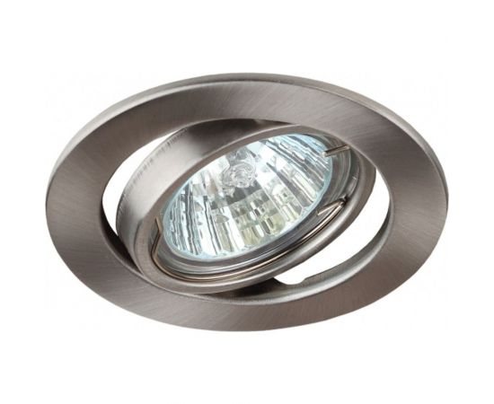 Штампованный поворотный светильник ЭРА ST2A SN MR16,12V/220V, 50W сатин никель C0043808 