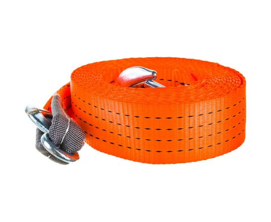 Буксировочный трос ??втоDело крюк-крюк лента 5 м 7.5 т 44508 14669 