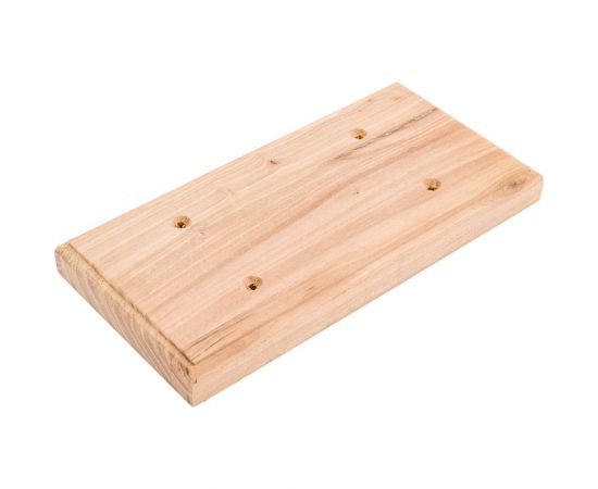 Накладка на бревно TDM деревянная, универсальная НБУ 1Пх2 95x195 мм, под покраску SQ1821-0405 