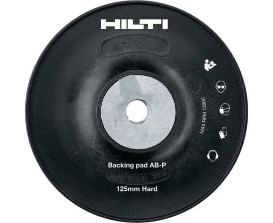 Опорная тарелка для фибровых шлифовальных дисков AB-P 180 мм, М14x2 мм, жесткая HILTI 2243182 