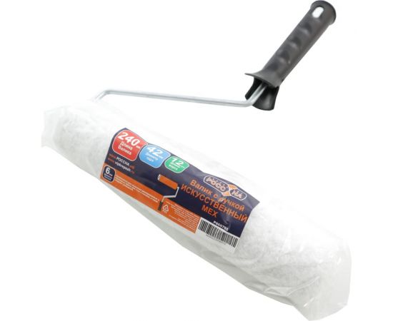 Валик с ручкой РОССНА "ИСКУССТВЕННЫЙ МЕХ" 240 мм Р860765 