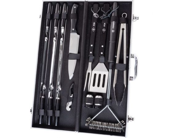 Набор для гриля Forester 14 предметов в алюминиевом кейсе BBQ-14 