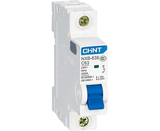Автоматический выключатель CHINT NXB-63S 1P 2А 4.5kA характеристика C R 296705 