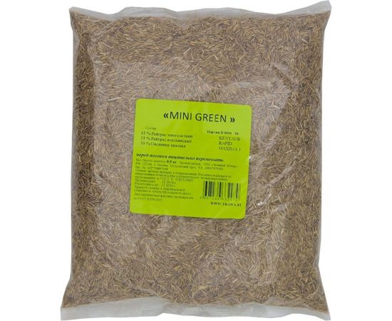Семена газона Зеленый Ковер MINI GREEN 0.9 кг 4607160332970 