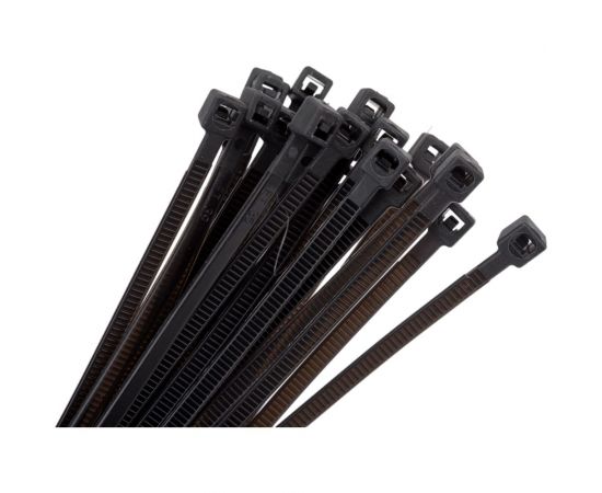 Кабельная стяжка ЭРА 2,5x100 мм, черная, 25 шт. Б0057053 
