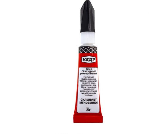 Секундный универсальный клей Кедр 3 г 246388 – изображение 2