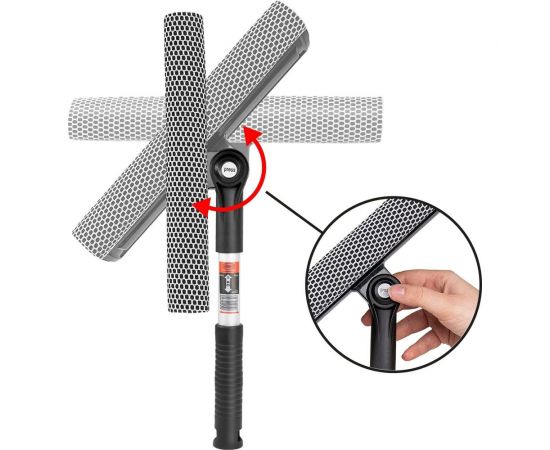 Стеклоочиститель Heyner с ал. ручкой 25 см, двухстронняя щетка 20 см 407420 – изображение 5