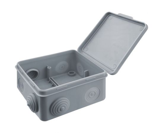 Распаечная коробка Navigator NSS-DB-100-100-50-8-GR открытого монтажа 93248 – изображение 2