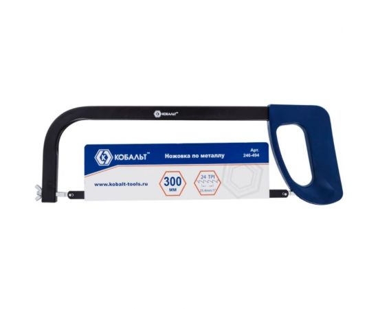 Ножовка по металлу с пластиковой рукояткой, 300 мм КОБАЛЬТ 246-494 – изображение 2