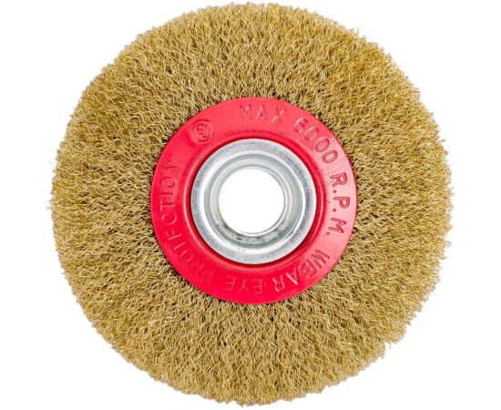 Щетка радиальная (125 мм; латунированная витая проволока) Pobedit 2125812 – изображение 3