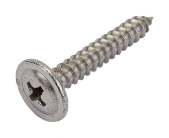 Нержавеющий саморез с прессшайбой KREPFIELD 4,2x25 мм, ART 9999, А2, самонарезающий, крестообразный шлиц PH, 100 шт. 9999A2саморез с прессшайбой4.2X25-100 – изображение 5