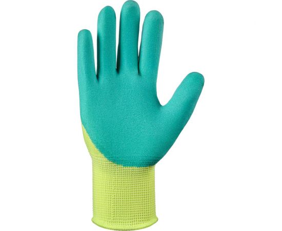 Нейлоновые перчатки Фабрика перчаток, вспененный полиуретан, салатовый ПЕР-САЛАТ-ВП-720 – изображение 3