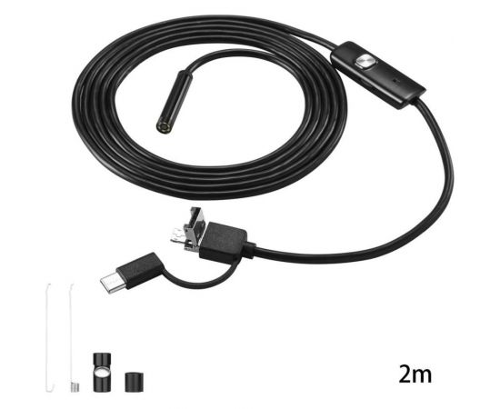 Водонепроницаемый эндоскоп DEKO WEC-22м, Micro USB, USB, Type-C 065-0154 – изображение 6