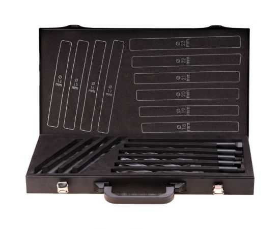 Набор сверл к/х 10 шт, 14-23 мм, DIN345, HSS Terrax by RUKO A204001 – изображение 4