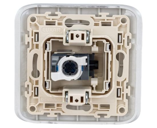 Компьютерная розетка LUXAR Deco с/у RJ-45 серебро с рифленой рамкой 4606400620396 – изображение 2