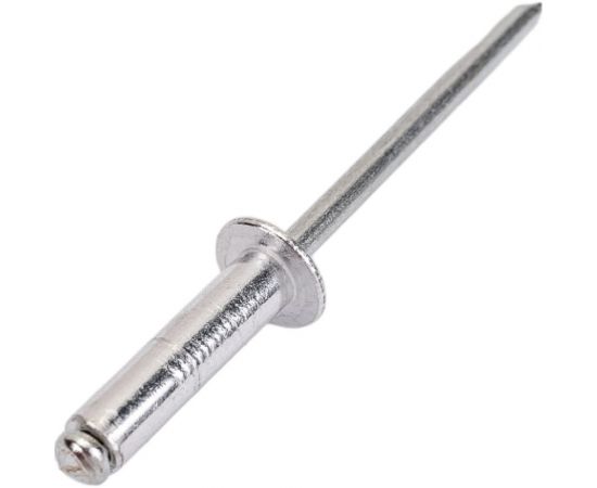 Заклёпка вытяжная алюминий/оцинкованная сталь (140 шт; 4х16 мм) Качественный КРЕПЕЖ 0200697 КЧ – изображение 2