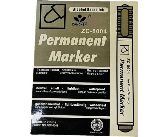 Строительный маркер SKRAB перманент, черный, 12шт 27050 – изображение 2