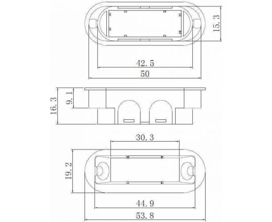 Магнитная сантехническая защёлка ADDEN BAU WC-5096 MAG BLACK NICKEL 940002023047 – изображение 3