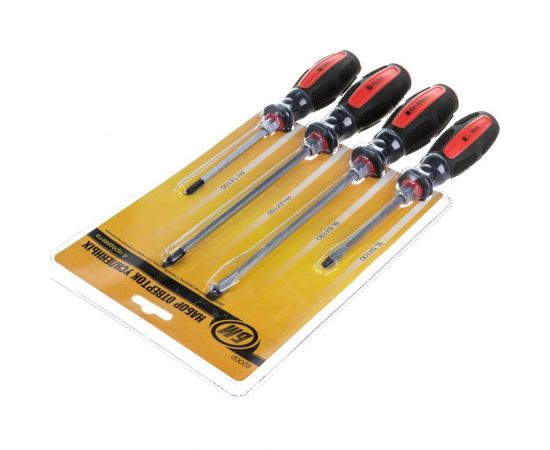 Набор отверток БМ усиленных, 4 предмета 82002 – изображение 3