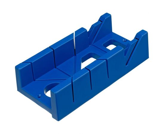 Пластиковое стусло + пила 350мм, синее, 4 угла для запила СИБРТЕХ 22536 – изображение 6