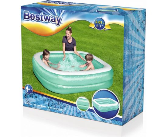 Надувной прямоугольный бассейн Bestway 201х150х51 см, 450 л 54005 BW 030847 – изображение 4