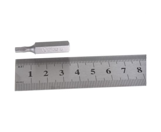 Двенадцатигранная короткая бита Hans XZN на 5/16" 4 мм 082-4M04 – изображение 3