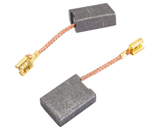 Комплект угольных щеток для электроинструмента Hammer (разъем ""мама""), 8x16x22 мм, 2 шт COFRA SDH-34632 – изображение 3