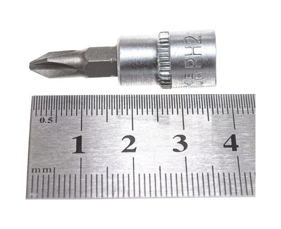 Головка со вставкой 1/4"", PH2 AV Steel AV-506002 – изображение 8