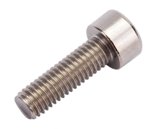 Нержавеющий винт с цилиндрической головкой KREPFIELD M5x16 мм, DIN 912, А2, внутренний шестигранник, полная резьба, 20 шт. 912A2ВИНТПР5Х16-20 