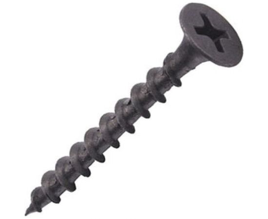 Универсальный саморез КРЕП-КОМП черный 4,8х102 1500шт чм102 