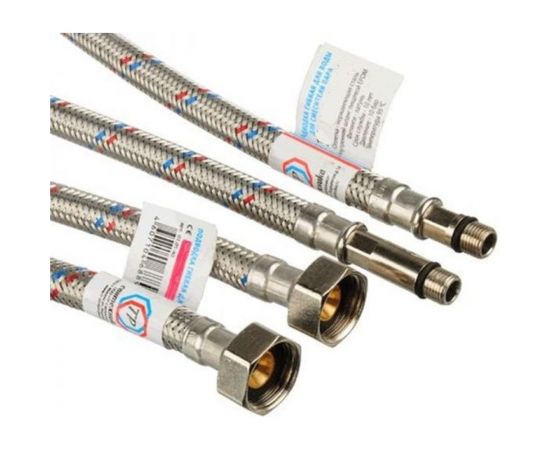 Подводка к смесителю TР-сантехника из нержавеющей стали 60 см, пара 79826 