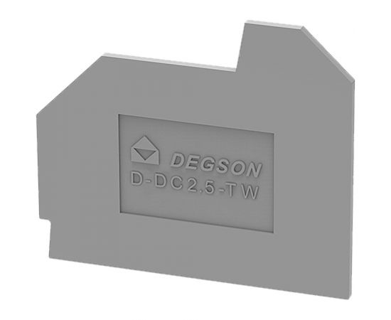 Концевая пластина для DC2.5-TW Degson серая 100 шт D-DC2.5-TW-01P-11-00Z(H) 