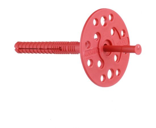 Дюбель для теплоизоляции Tech-Krep с пластмассовым гвоздём, 10x90 мм, 30 шт. 154277 