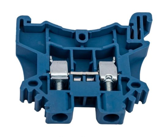 Клемма на дин-рейку DEGSON 4 кв.мм, винтовая, синяя, 100 штук DC4-01P-12-00Z(H) 