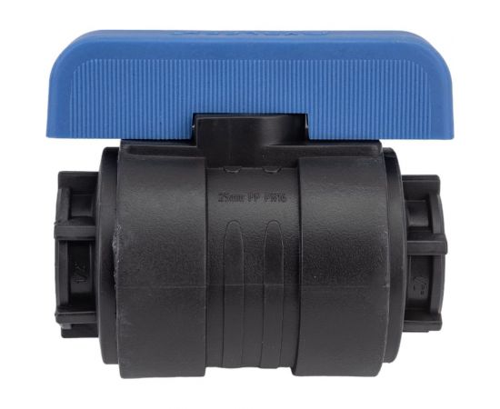 Компрессионный шаровой кран VALFEX ПНД ВН/ВН резь??а разборный 1/2"-1/2"Ду20 1210120012012 