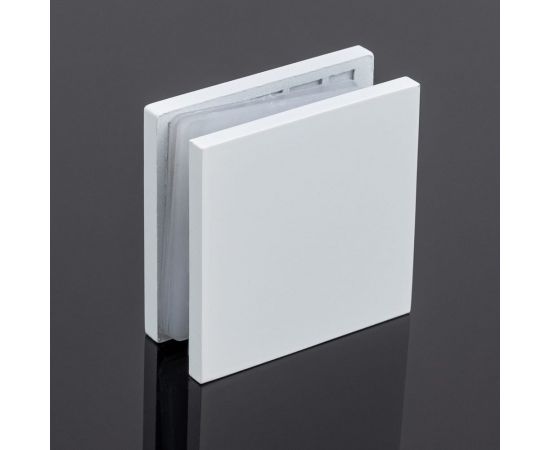 Коннектор стена-стекло SERVICE PLUS 90, белый матовый, sus304 K02-202WM/sus304 