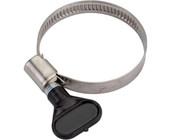 Червячный хомут с бабочкой СВК нержавеющий, w2/9 мм, 32 - 50 мм SVK-HW2050 