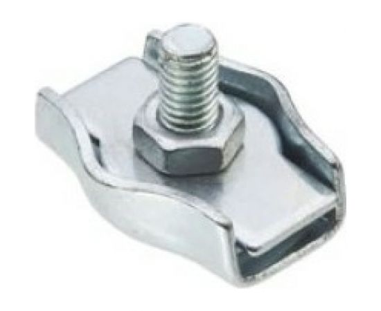 Одинарный зажим для стальных канатов vipкрепеж simplex 3 мм, 1 шт. 12404 VIP 