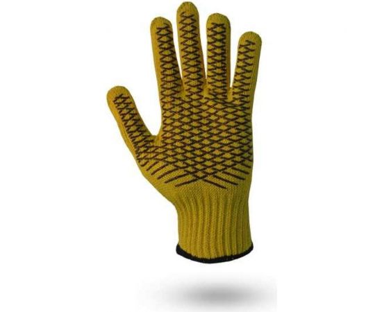 Трикотажные перчатки Armprotect крис-кросс, 7 класс, с двойным Евро-ПВХ сетка ArmProtect 05 