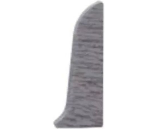 Заглушка для плинтуса Центурион Lider 320-зл (62 мм; левая; глянец; дуб темно-серый) 71418 