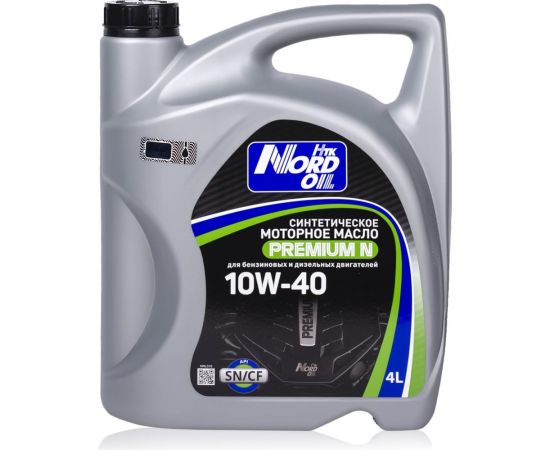 Моторное масло NORD OIL Premium N 10W-40, SN/CF, 4л NRL010 