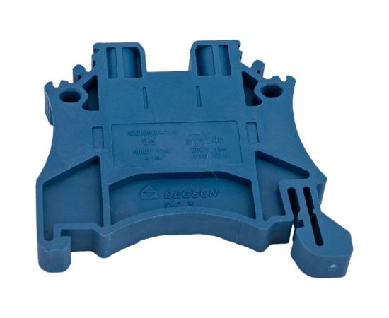 Клемма на дин-рейку DEGSON 4 кв.мм, винтовая, синяя, 100 штук DC4-01P-12-00Z(H) – изображение 4