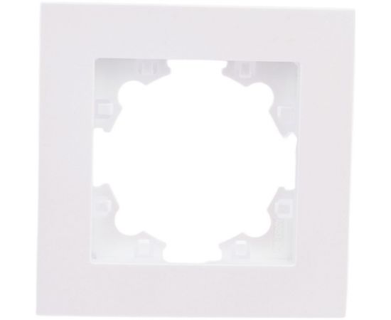 Одноместная горизонтальная рамка UNIVersal серия афина жемчуг еврослот A0053-OBr – изображение 3