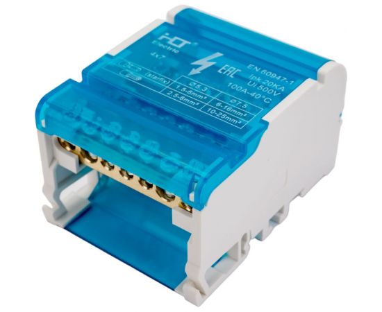 Шина на DIN-рейку в корпусе кросс-модуль HLT 4x7 3L+PEN 081-06-04/081-06-004 4670042790250 – изображение 2