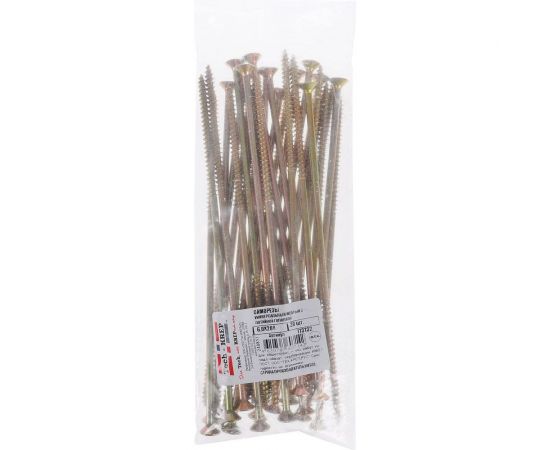 Саморез Tech-Krep ШУж 6,0х200 потайная головка 30 шт, пакет 113132 – изображение 2