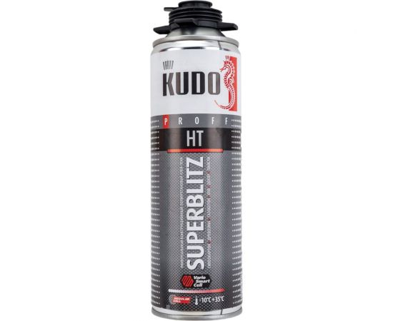 Клей-пена KUDO PROFF SUPERBLITZ HT универсальный, конструкционный, профессиональный, всесезонный, 650 мл KUPP06B07SBHT – изображение 6