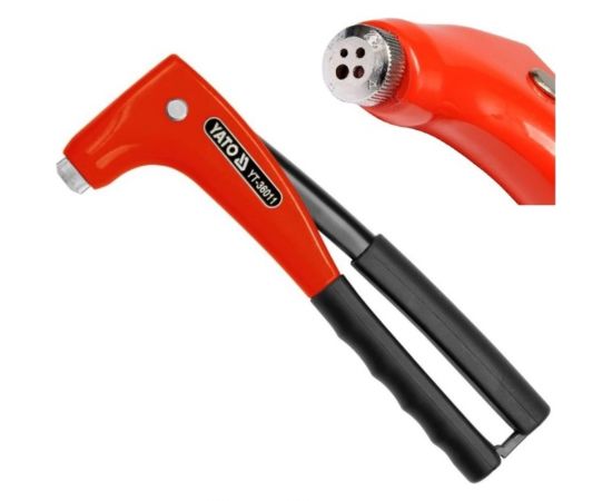 Боковой заклепочник 2,4 - 4,8мм YATO YT-36011 – изображение 2