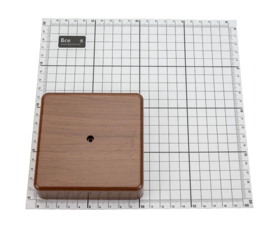 Распределительная коробка GREENEL наружного монтажа 100х100х29мм ОРЕХ GE41218-14 – изображение 2