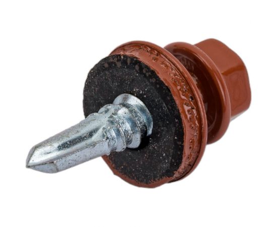 Самосверлящий винт HARDWEX ТМ HWX7-W-P9-5.5x19 мм, св.№3, RAL 8004, 250 шт. 5190000023705 – изображение 3