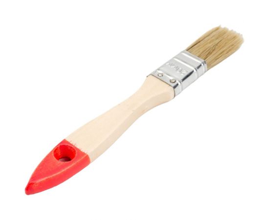 Плоская кисть 888 натуральная щетина 3/4 - 20 мм * 10 мм Стандарт 0126200 – изображение 4